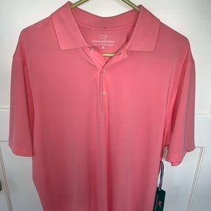 NWT Salmon pink vineyard vines polo shirt